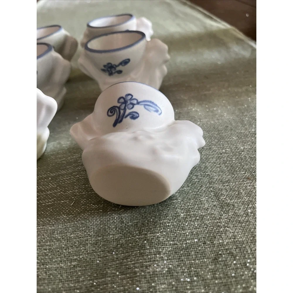 PFALTZGRAFF YORKTOWNE USA Set Of 6 Egg Cups Hen And Egg